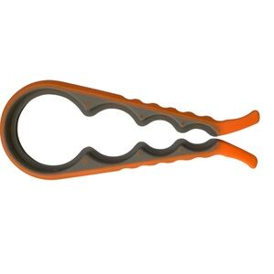 Jar opener Multifunctional 4-in-1 Orange and can lid gripper never used